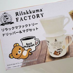 Rilakkuma - Ceramic Coffee Dripper & Mug Set (White)